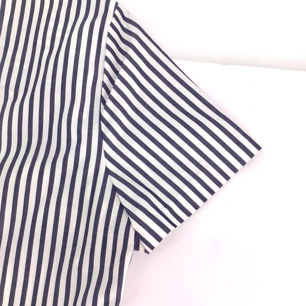 Banana Republic | Short Sleeve Stripe Peplum Crew Top Size Small - Picture 11 of 14